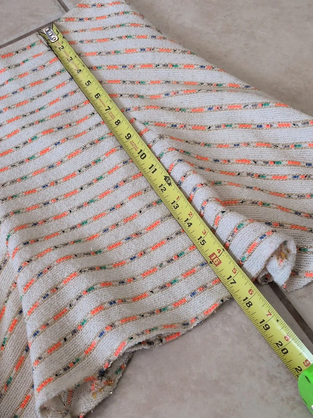 Anthropologie Maeve Lucaya Stripe Swing Skirt Size 2